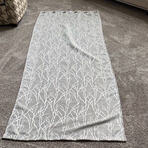 Gray Patterned Curtain